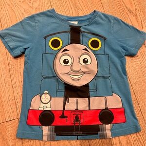 Thomas & Friends Light Blue Train Face T-Shirt size 4T